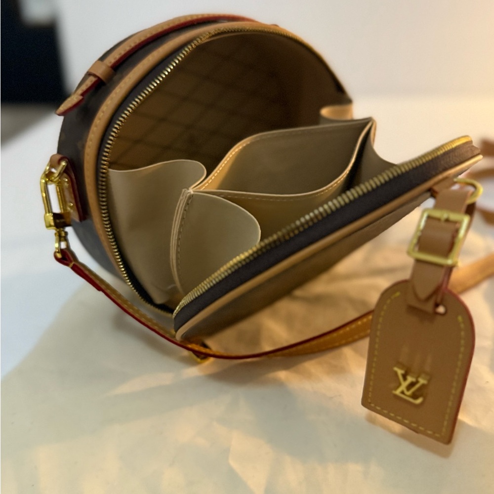 Louis Vuitton Brown and Tan Crossbody Bag